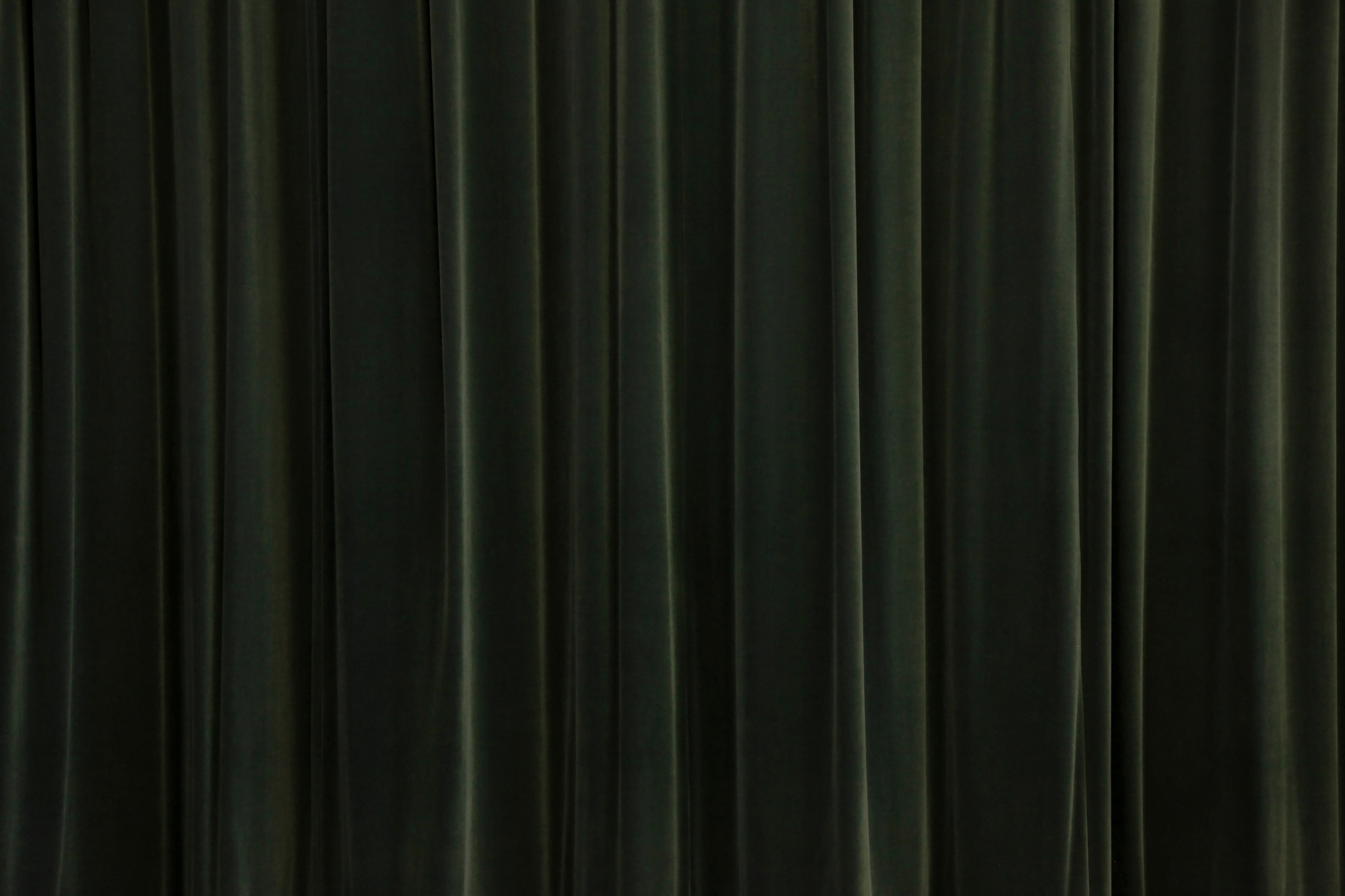 Green Velvet Curtain